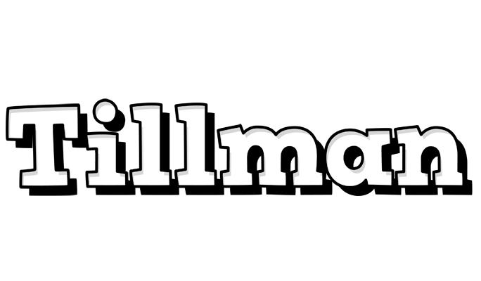 Tillman snowing logo