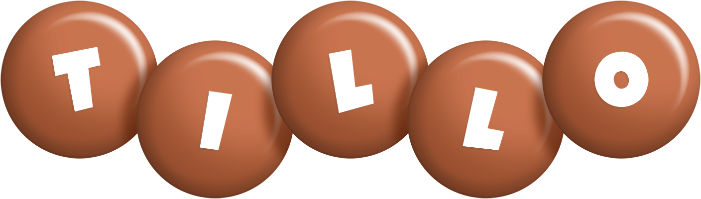 Tillo candy-brown logo