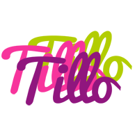 Tillo flowers logo