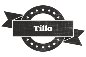 Tillo grunge logo