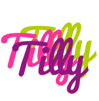 Tilly flowers logo