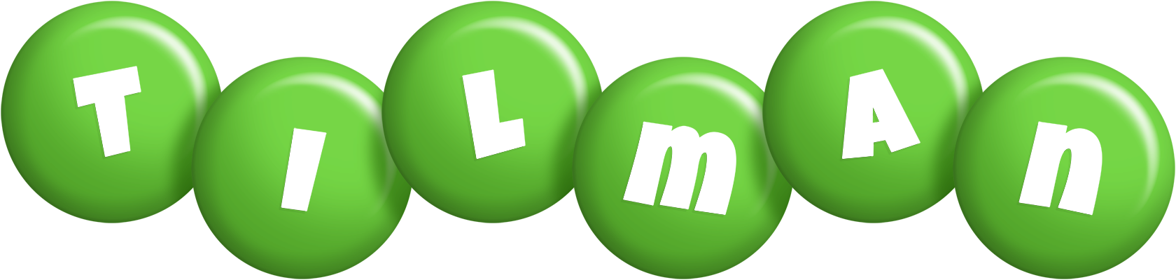 Tilman candy-green logo
