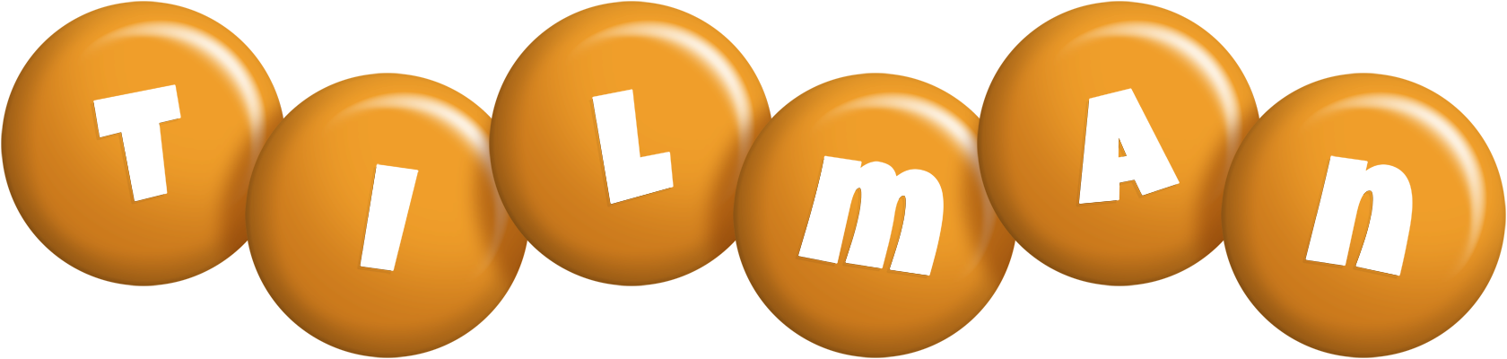 Tilman candy-orange logo