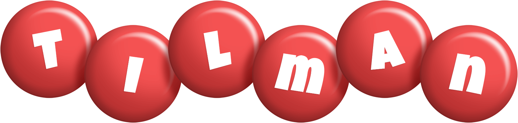Tilman candy-red logo