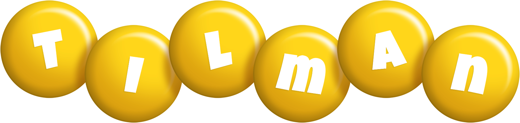 Tilman candy-yellow logo