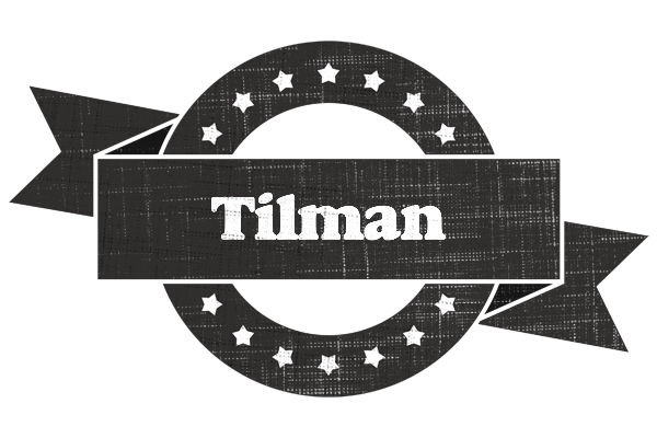 Tilman grunge logo