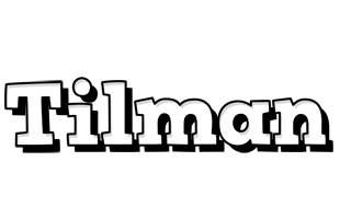 Tilman snowing logo