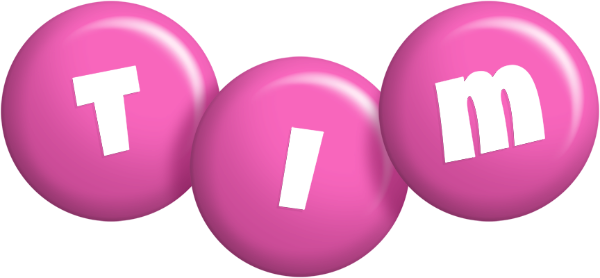 Tim candy-pink logo