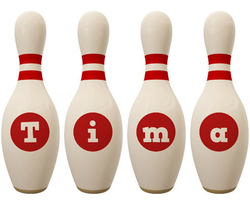 Tima bowling-pin logo