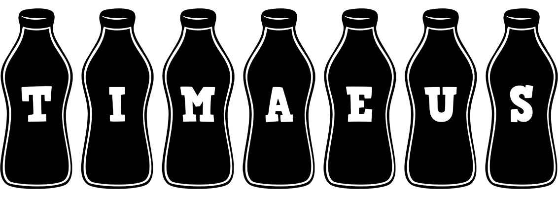 Timaeus bottle logo