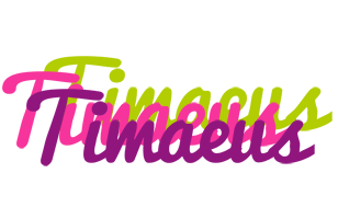 Timaeus flowers logo