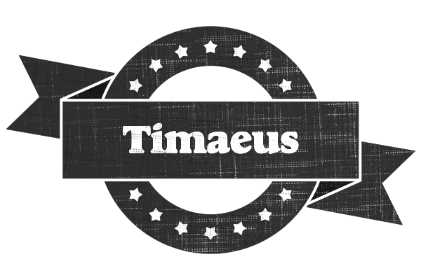 Timaeus grunge logo
