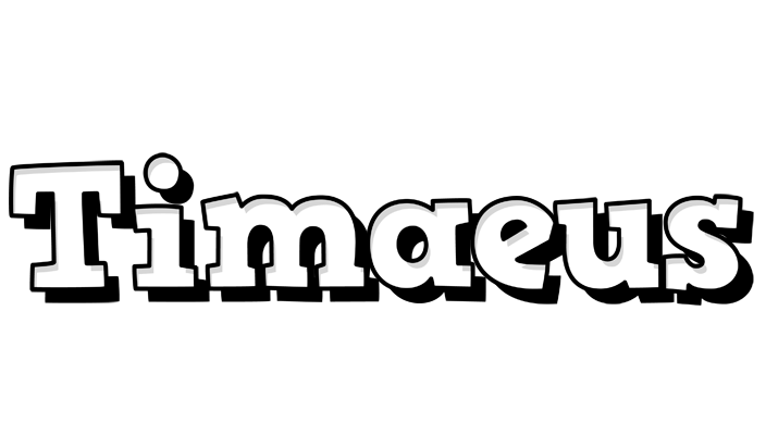 Timaeus snowing logo