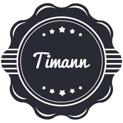 Timann badge logo