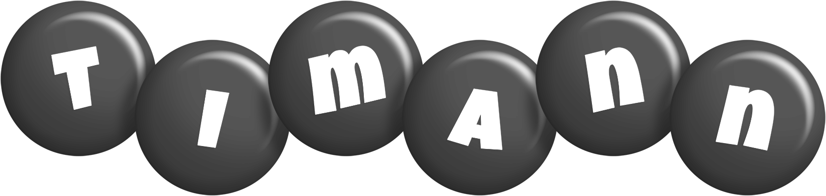 Timann candy-black logo
