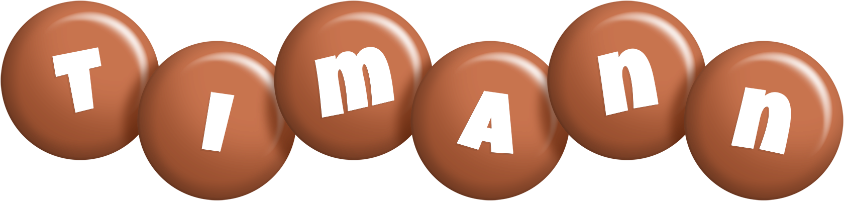 Timann candy-brown logo