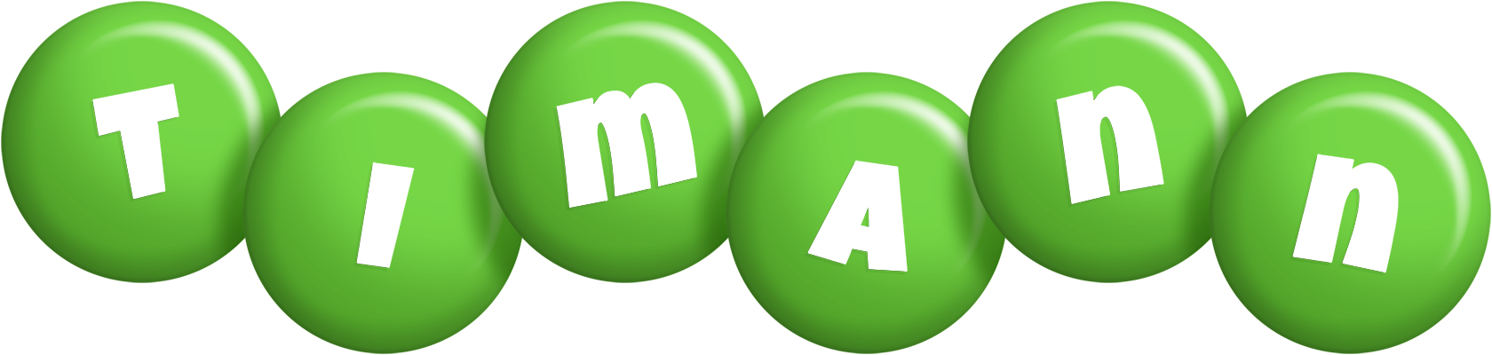 Timann candy-green logo