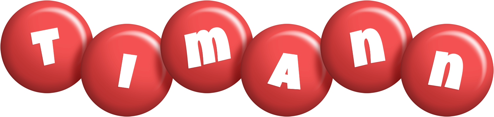 Timann candy-red logo