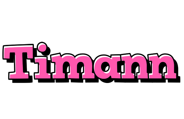 Timann girlish logo