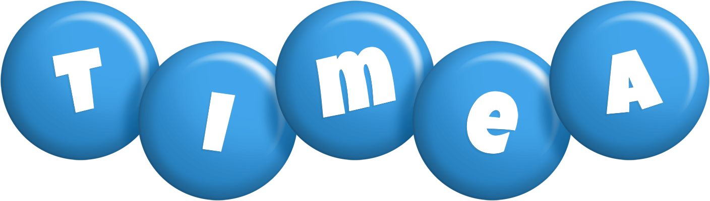 Timea candy-blue logo