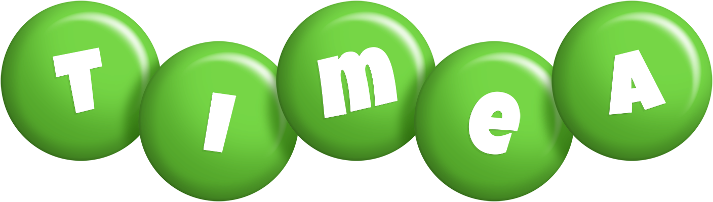 Timea candy-green logo