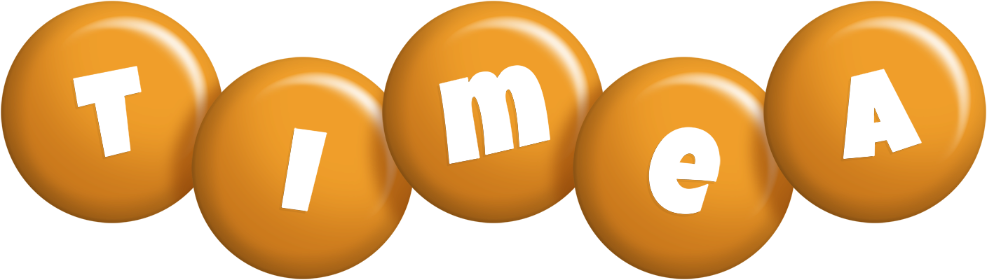 Timea candy-orange logo