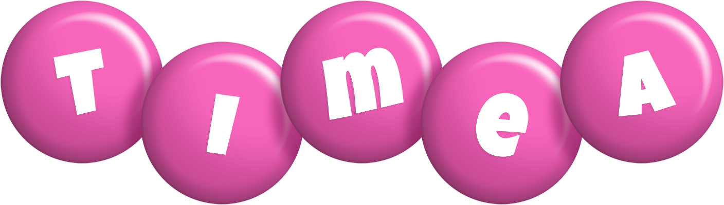 Timea candy-pink logo