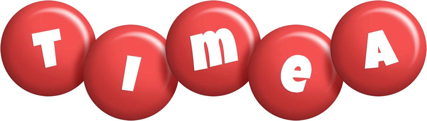Timea candy-red logo