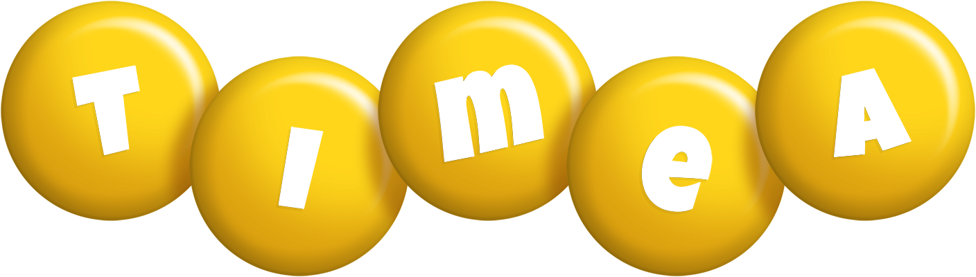 Timea candy-yellow logo