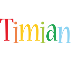 Timian birthday logo