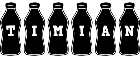 Timian bottle logo