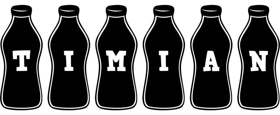 Timian bottle logo