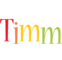 Timm birthday logo