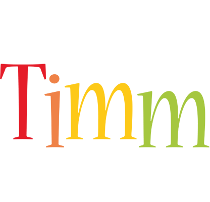 Timm birthday logo