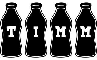 Timm bottle logo