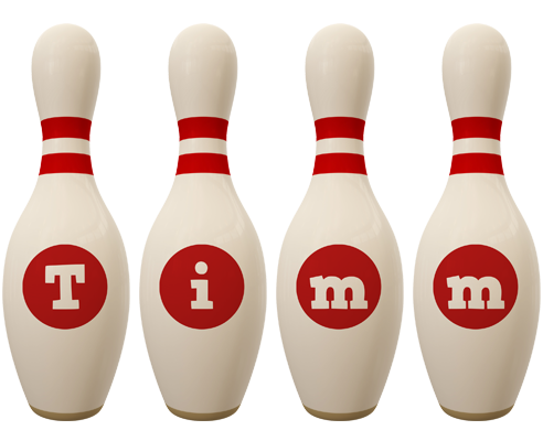 Timm bowling-pin logo