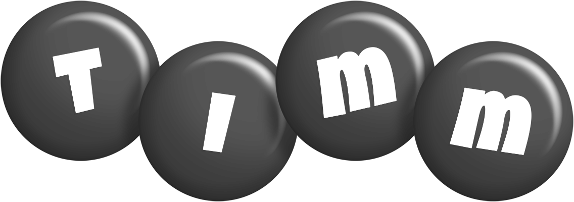 Timm candy-black logo