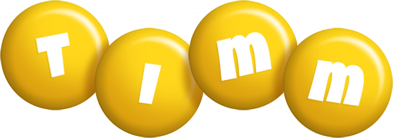 Timm candy-yellow logo