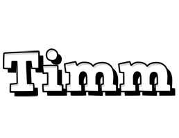 Timm snowing logo