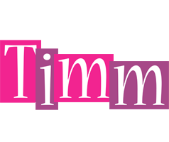 Timm whine logo