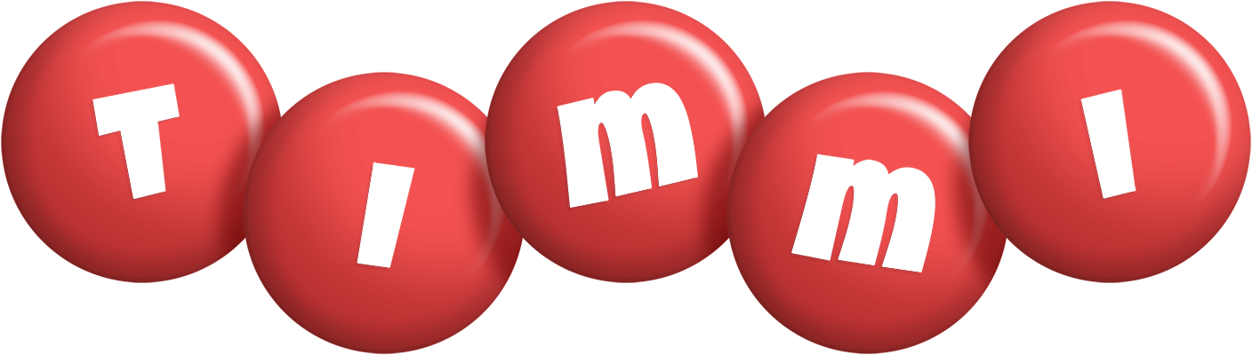 Timmi candy-red logo
