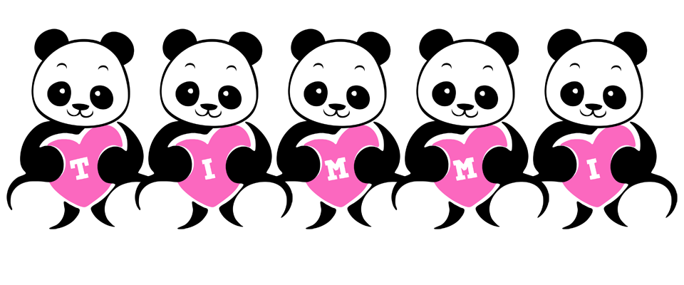 Timmi love-panda logo