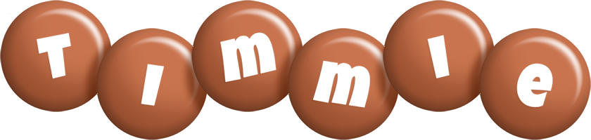 Timmie candy-brown logo