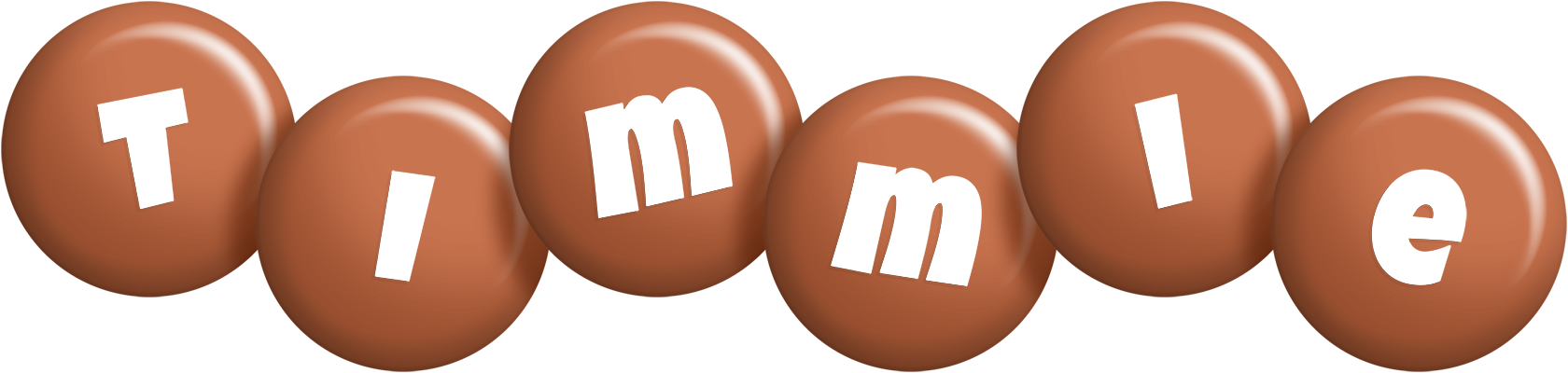 Timmie candy-brown logo
