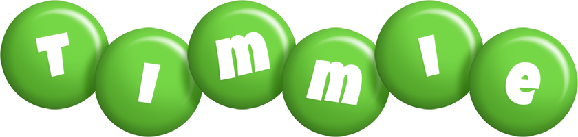 Timmie candy-green logo