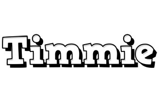 Timmie snowing logo