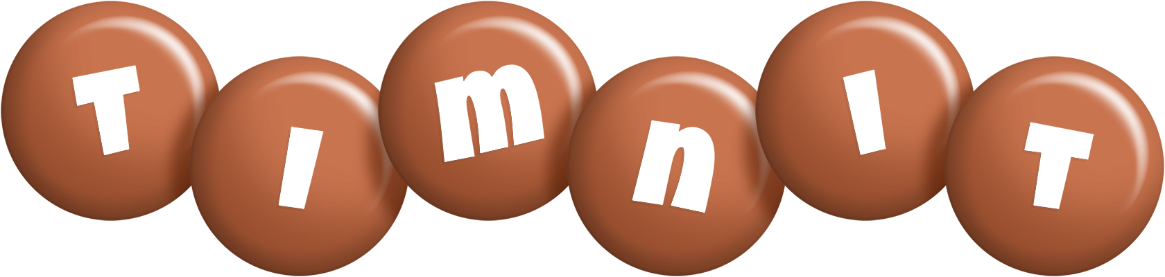 Timnit candy-brown logo