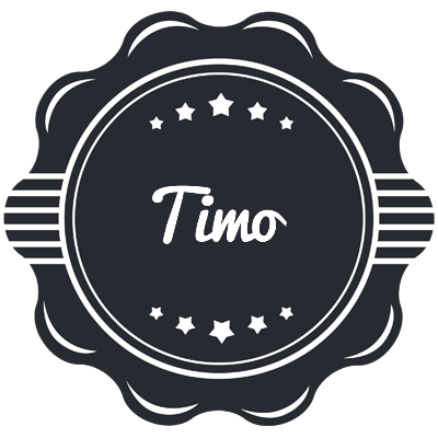 Timo badge logo
