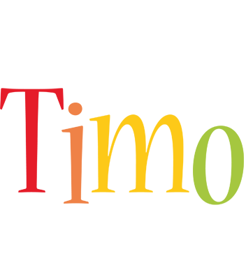 Timo birthday logo