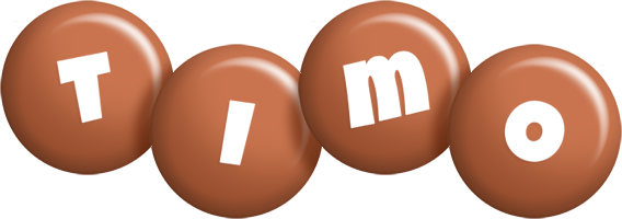 Timo candy-brown logo